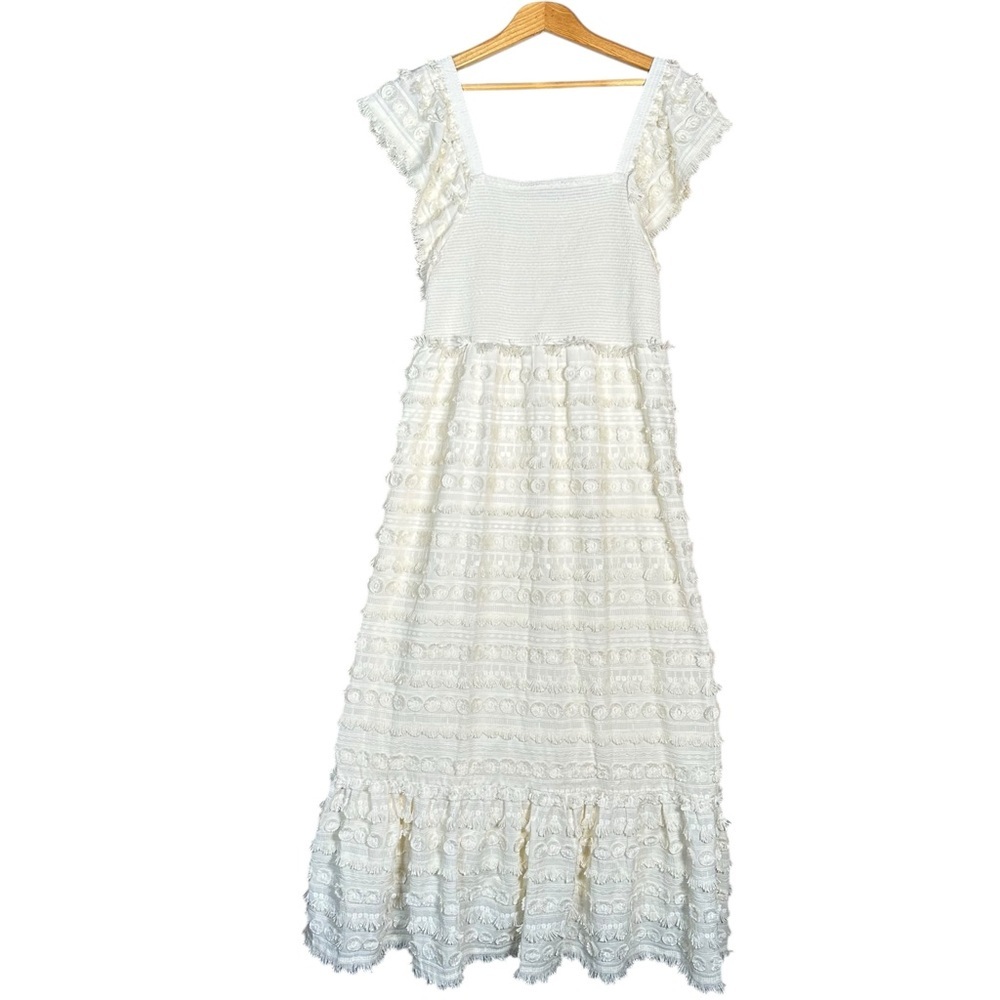 MARIE OLIVER Kora Smocked Pique Maxi Dress - Picture 7 of 15